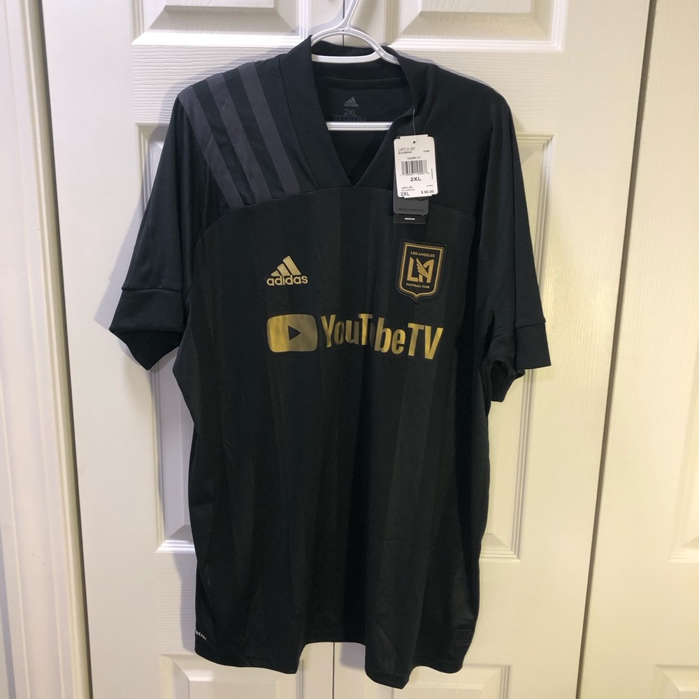 adidas LAFC Soccer Jersey. Size 2XL, NWT